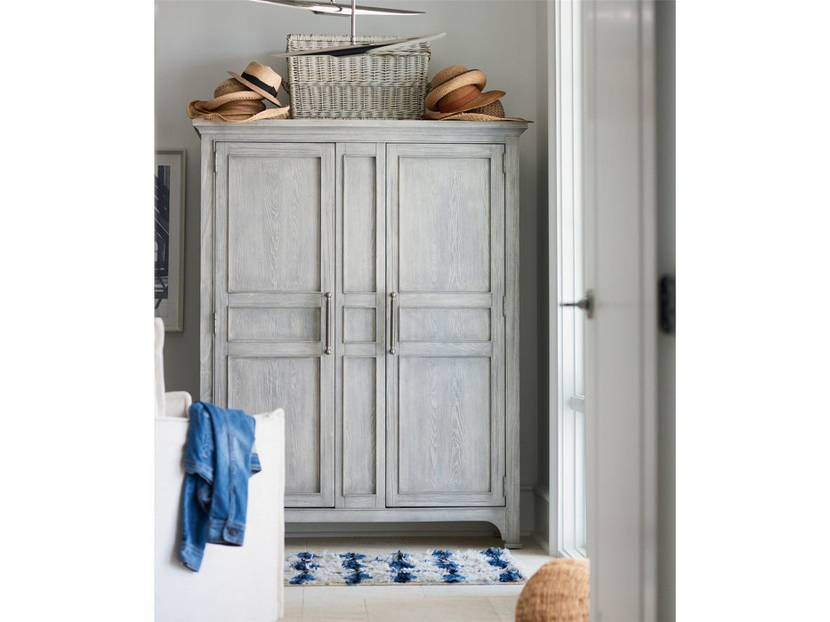 Escape Wide Utility Cabinet Pearl Silver