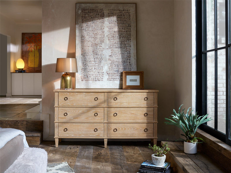 Modern Farmhouse Six Drawer Dresser
