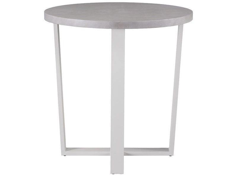 Coastal Living Outdoor South Beach Bar Table Pearl Silver