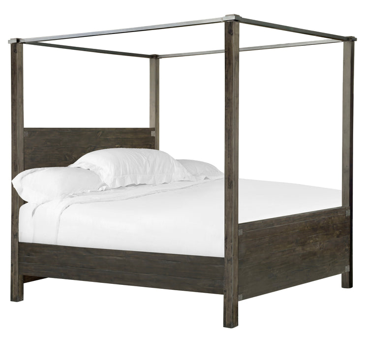 Abington Poster Bed in Weathered Charcoal