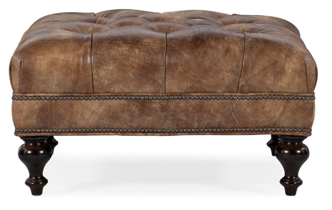 Fair-N-Square Tufted Square Ottoman