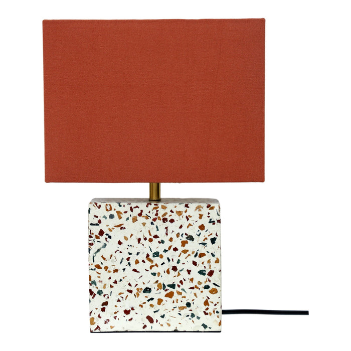 Terrazzo Square Table Lamp Multicolor