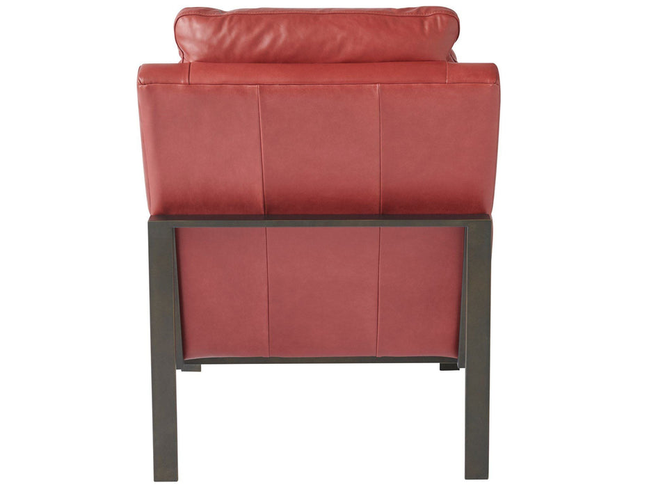 Curated Scarlet Accent Chair Red