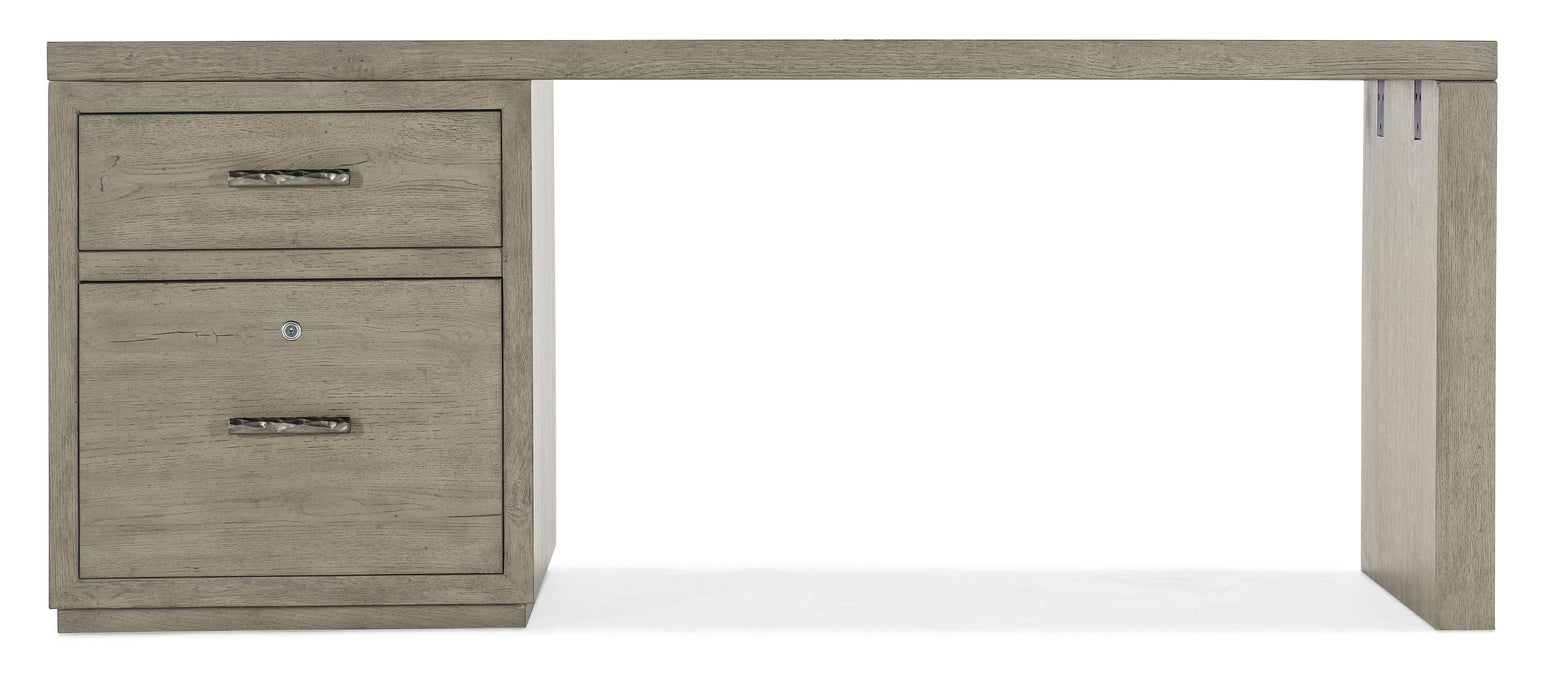 Linville Falls Desk 72" Top Small File And Leg