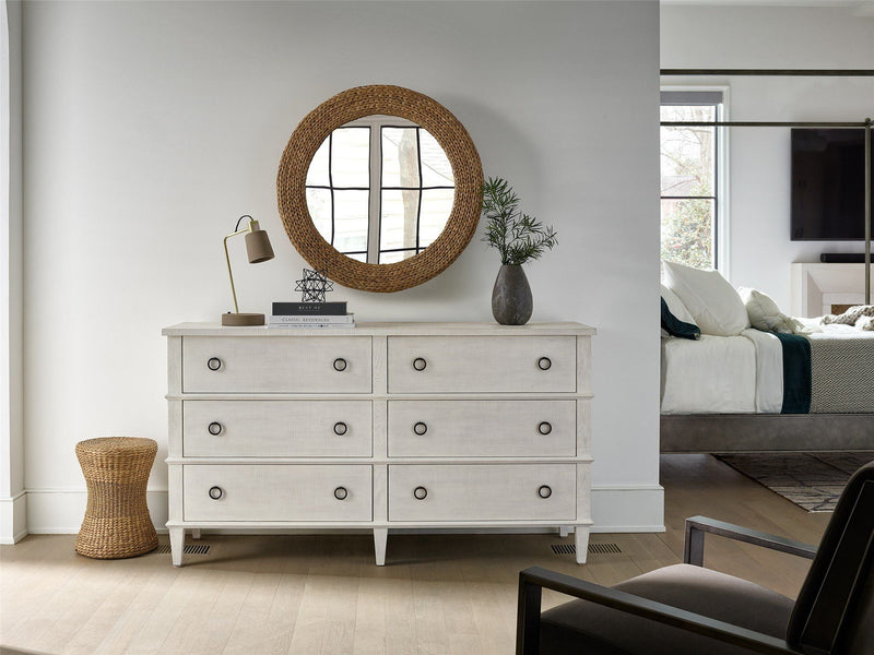 Modern Farmhouse Fallon Mirror Light Brown