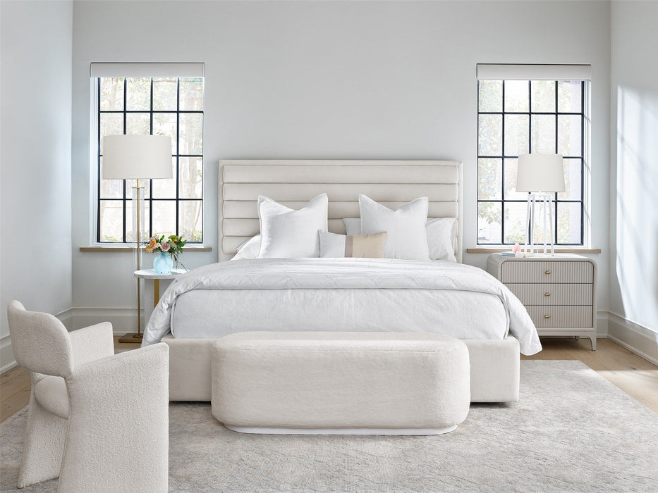 Tranquility Miranda Kerr Home Upholstered Bed Queen Beige