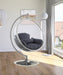 Luna Acrylic Swing Bubble Accent Chair - Chrome - Sterling House Interiors