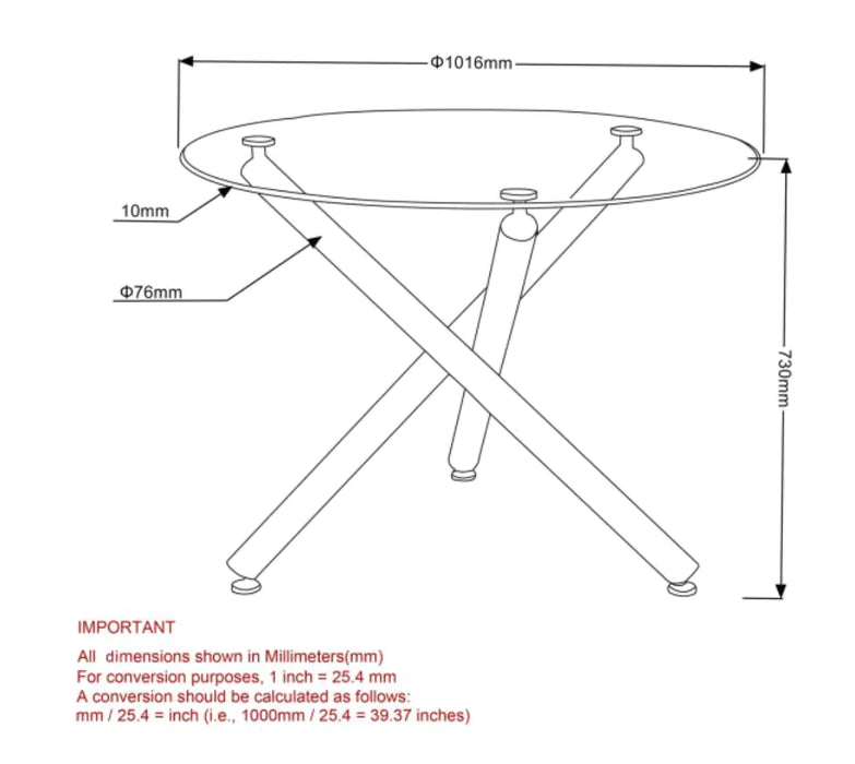 Solara II/Hollis 5pc Dining Set in Chrome with Black Chair - Furniture Depot