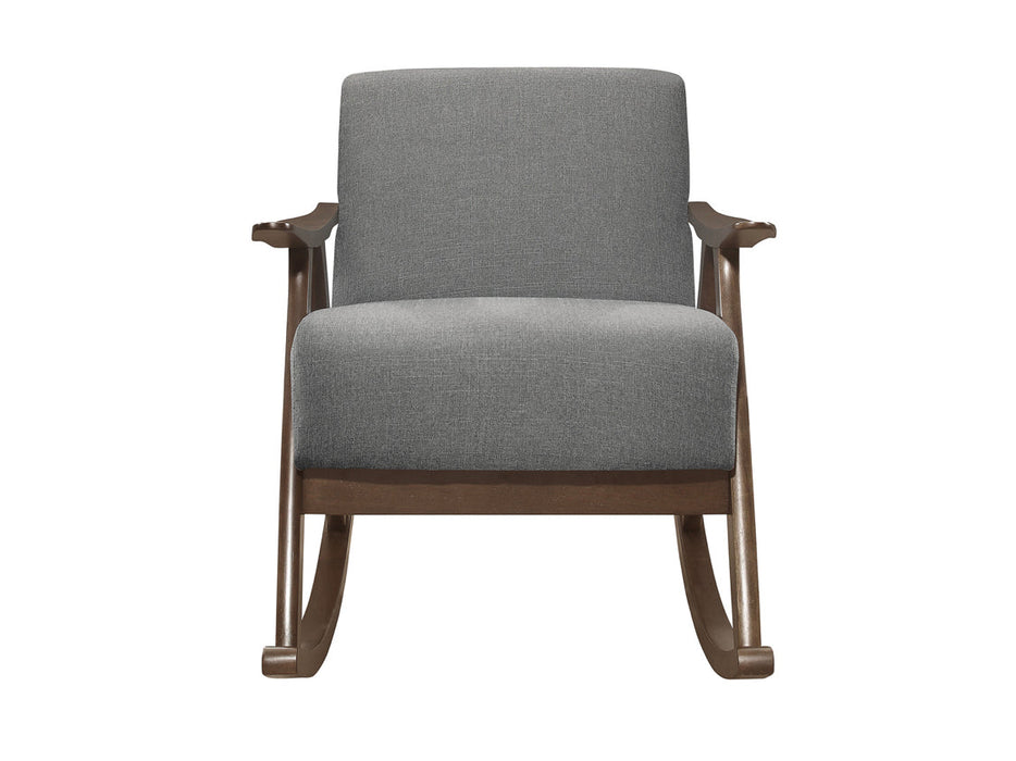 Waithe Rocking Chair- Grey