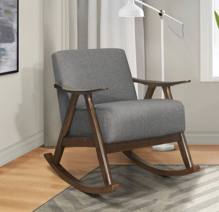 Waithe Rocking Chair- Grey