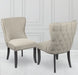 Jansen Tufted Upholstered Side Chair- Beige (Set of 2) - Sterling House Interiors