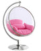 Luna Acrylic Swing Bubble Accent Chair - Chrome - Sterling House Interiors