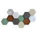 Hexa Pastel Wall Décor - Furniture Depot