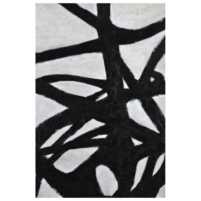 Black Journey Canvas Art - Furniture Depot