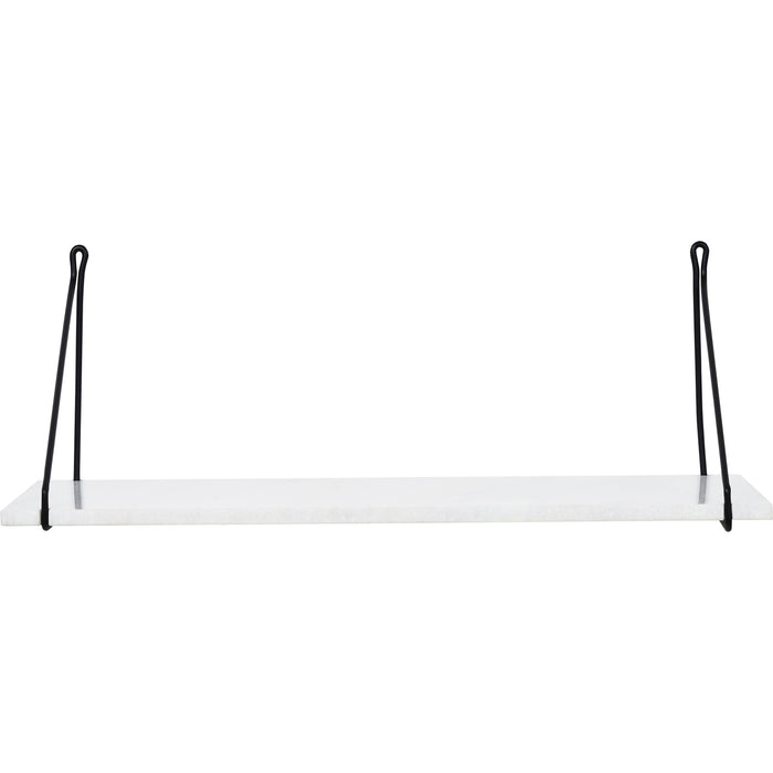 Naira Decorative Ladder For Throws W/ Pu Leather Accent Hooks - Furniture Depot