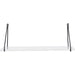 Naira Decorative Ladder For Throws W/ Pu Leather Accent Hooks - Furniture Depot
